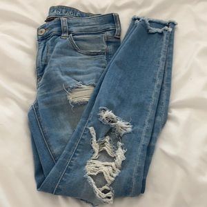 AE destroyed jeggings
